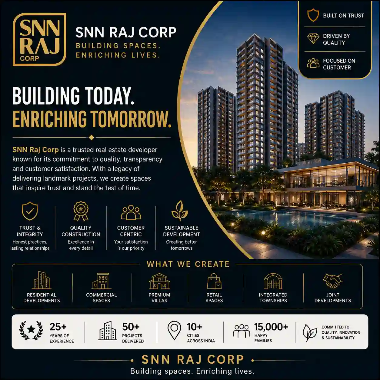 SNN Raj Corp official logo